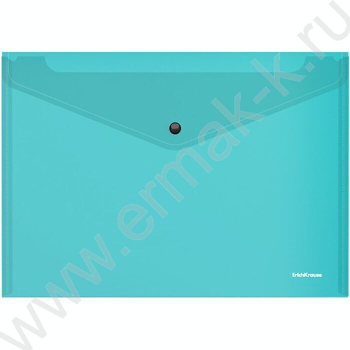 Папка-конверт на кнопке А4 Glossy Vivid полупрозрач. /ассорти | Фото 4