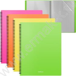 Папка  40 файлов Matt Neon ассорти /спираль | Фото 6