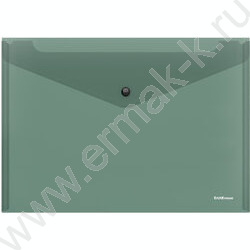 Папка-конверт на кнопке А4 Glossy Classic полупрозрач. /ассорти | Фото 2