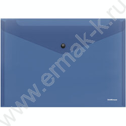 Папка-конверт на кнопке А4 Glossy Classic полупрозрач. /ассорти | Фото 3