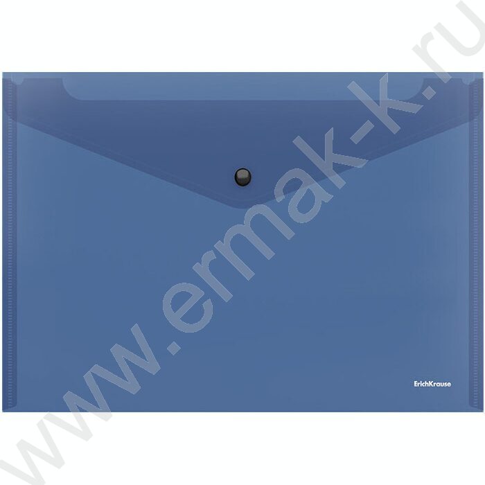 Папка-конверт на кнопке А4 Glossy Classic полупрозрач. /ассорти | Фото 3