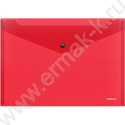 Папка-конверт на кнопке А4 Glossy Classic полупрозрач. /ассорти | Фото 5