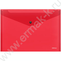 Папка-конверт на кнопке B5 Glossy Classic полупрозрач. /ассорти | Фото 2