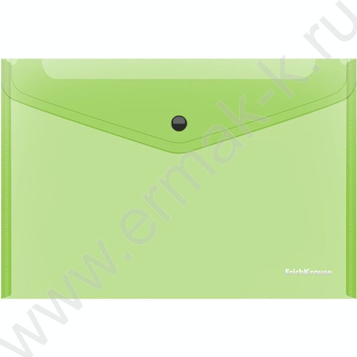 Папка-конверт на кнопке B5 Glossy Neon полупрозрач. /ассорти | Фото 4