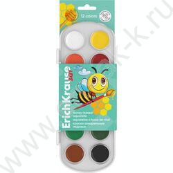 Акварель медовая 12цв  Baby б/кисточки /европодвес | Фото 1