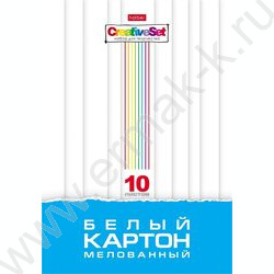 Картон белый А4 10л "Creativ Set" | Фото 1