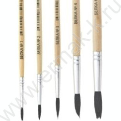Кисть набор  5шт Океан /белка №1,№2,№3,№4,№5/ европодвес | Фото 2