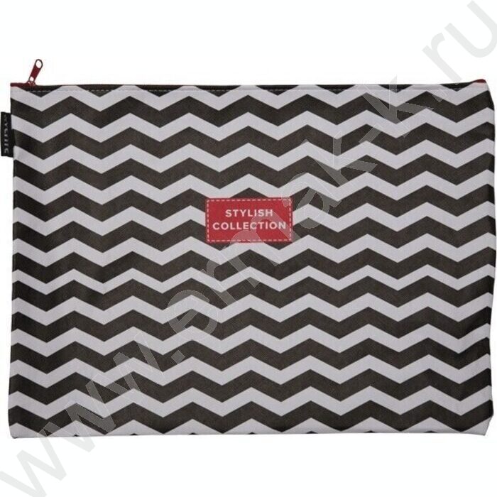 Папка д/тетрадей A4 33x24см "Stylish collection" искусств. кожа, на молнии | Фото 1